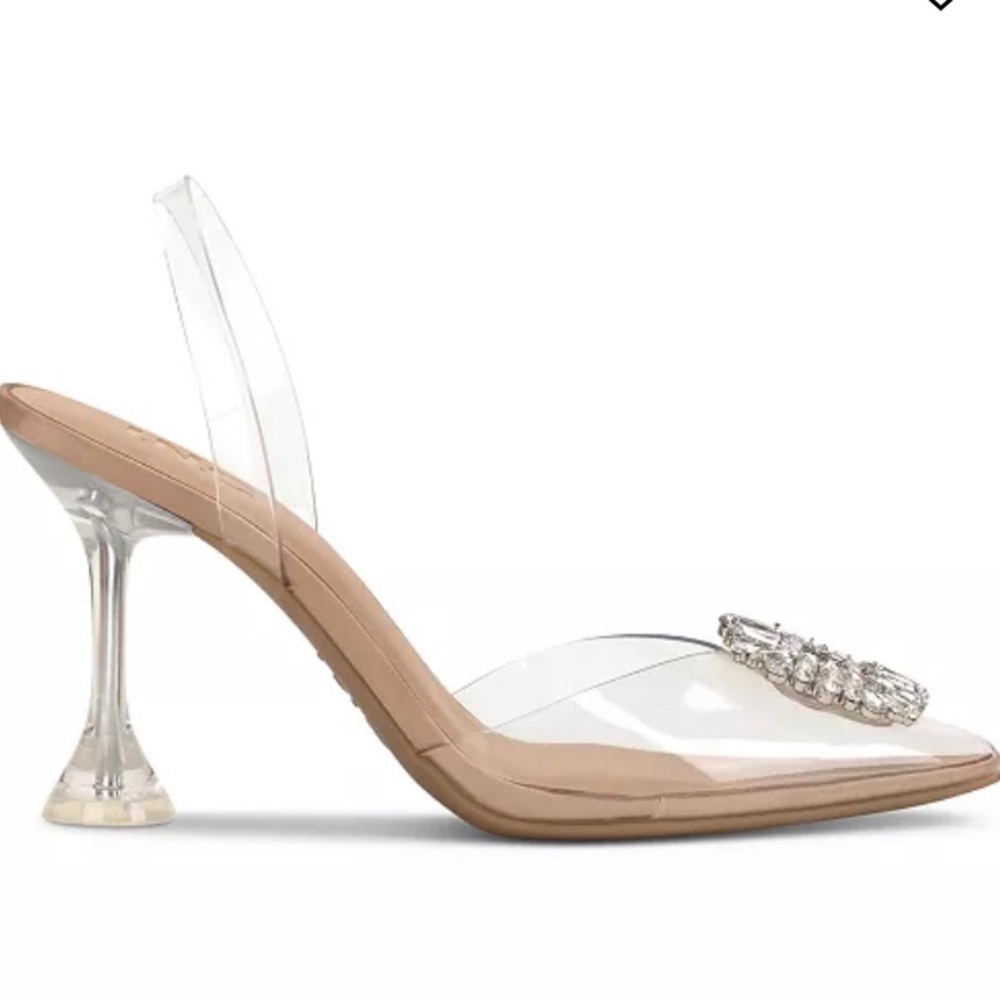 Scienna Vinyl Slingback Pumps, Created for Macy's